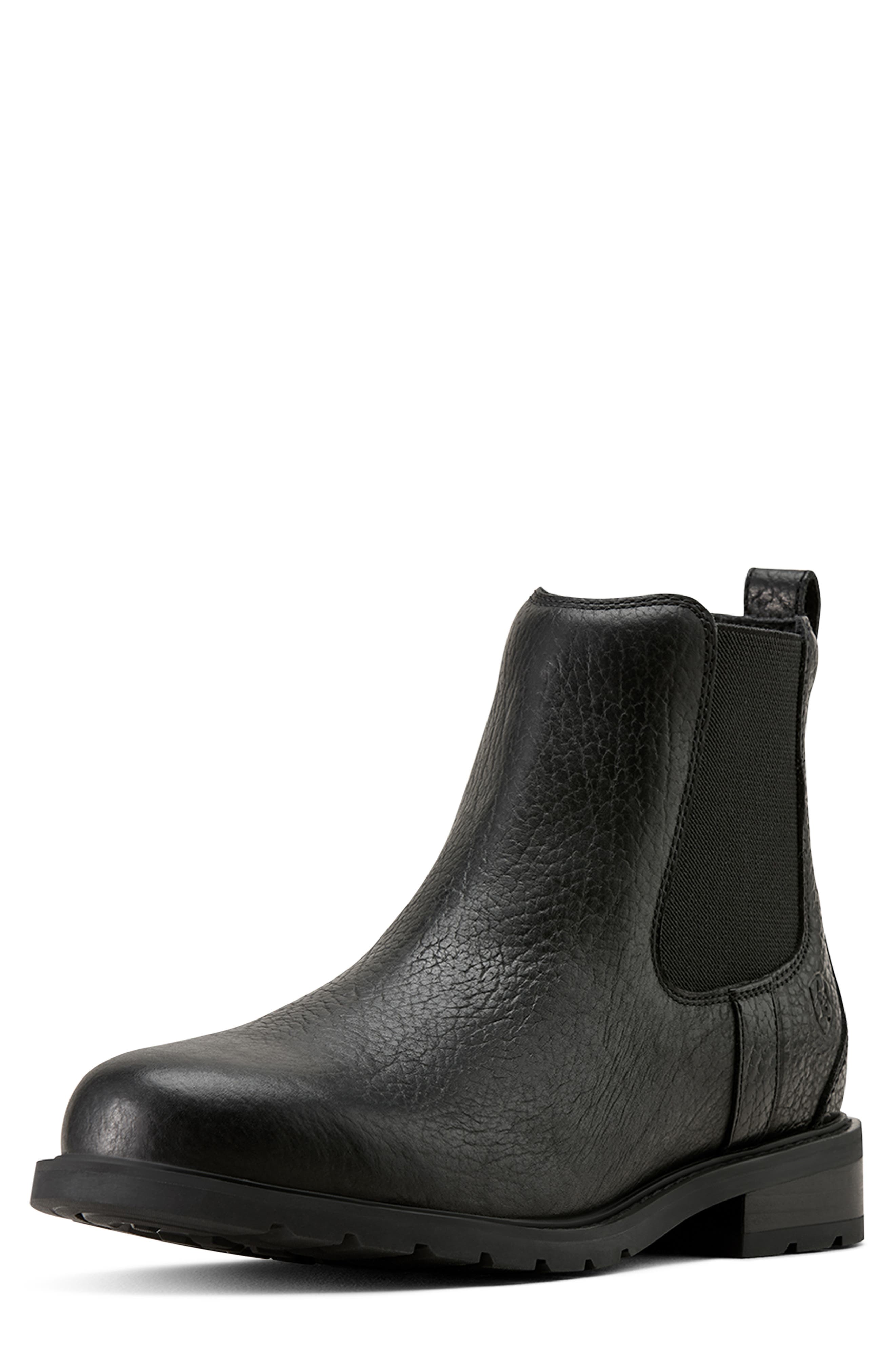 Ariat Wexford Waterproof Chelsea Boot, Alternate, color, Black