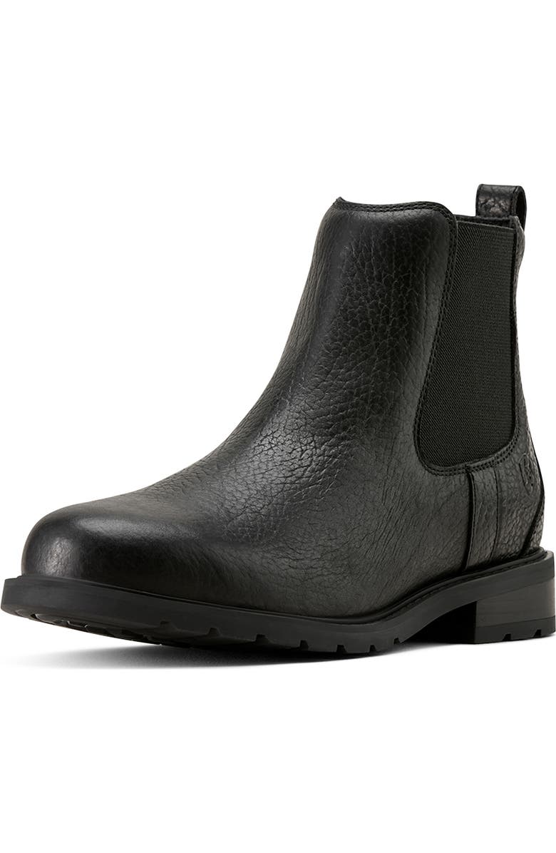 Ariat Wexford Waterproof Chelsea Boot, Alternate, color, Black