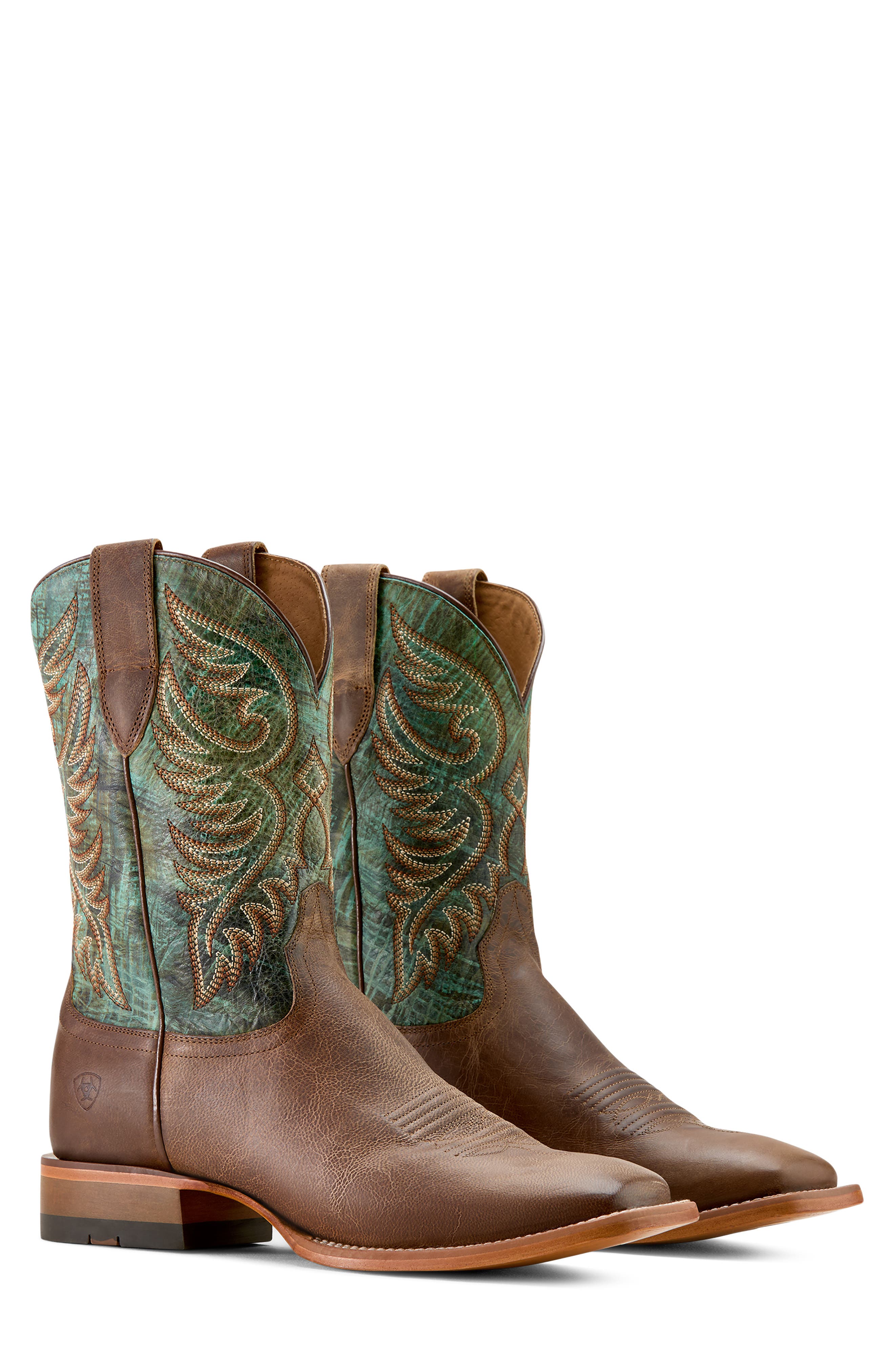 Wiley Cowboy Boot, Alternate, color, BROWN