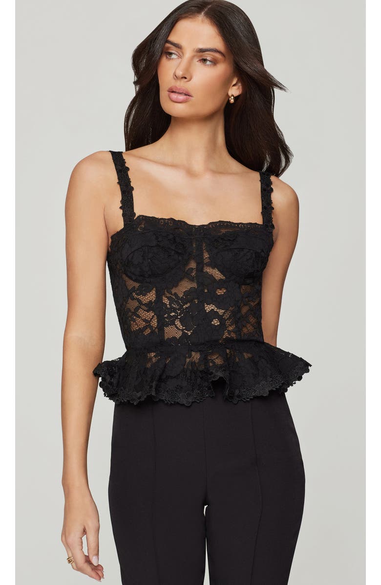 Generation Love Nicole Mesh Lace Bustier, Alternate, color,