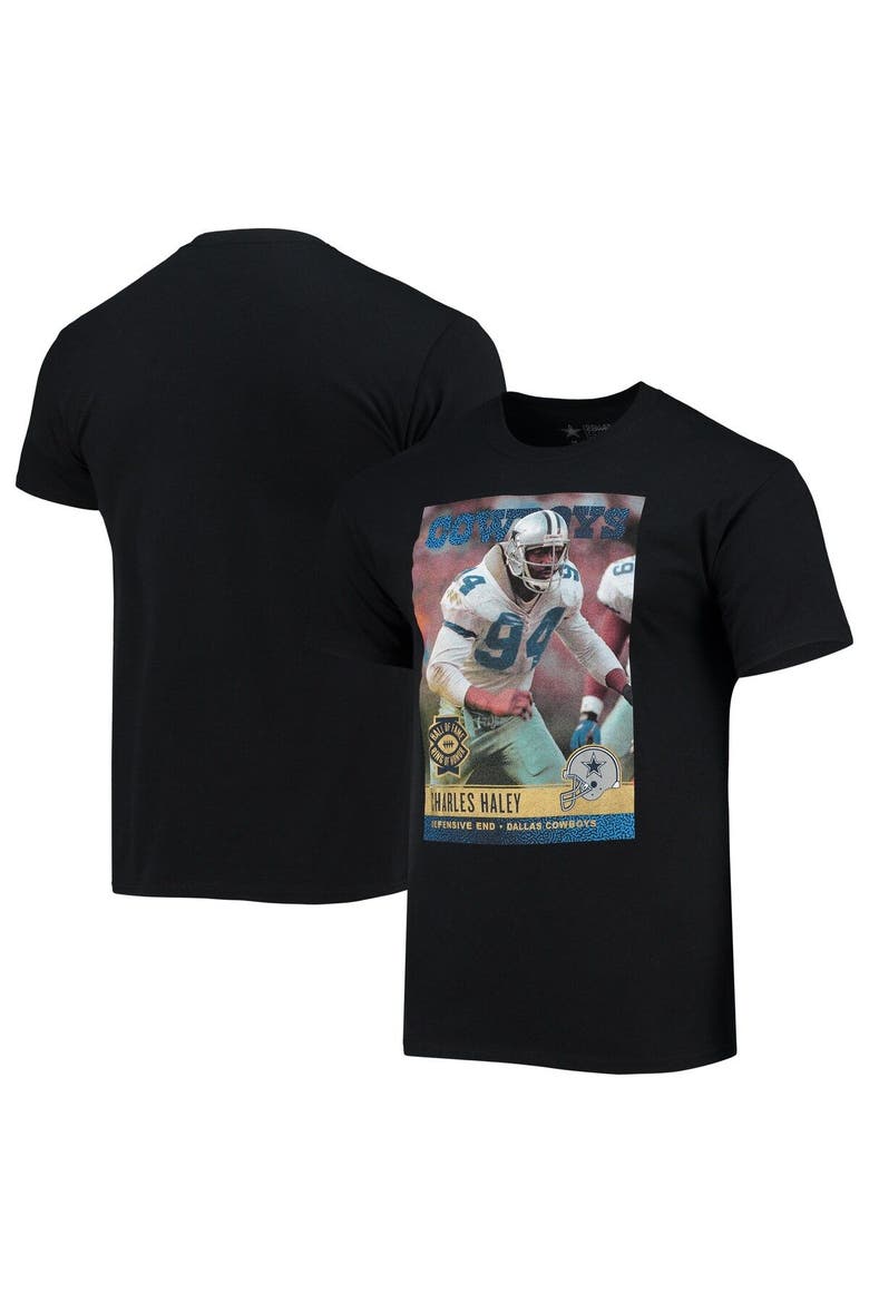 Men's Charles Haley Black Dallas Cowboys Name & Number T-Shirt, Main, color, Black