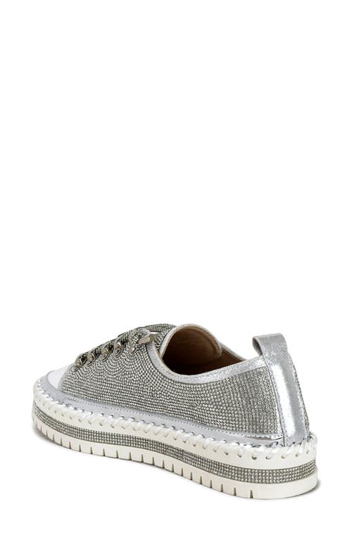 Azalea Wang Gracelynn Platform Sneaker In Silver