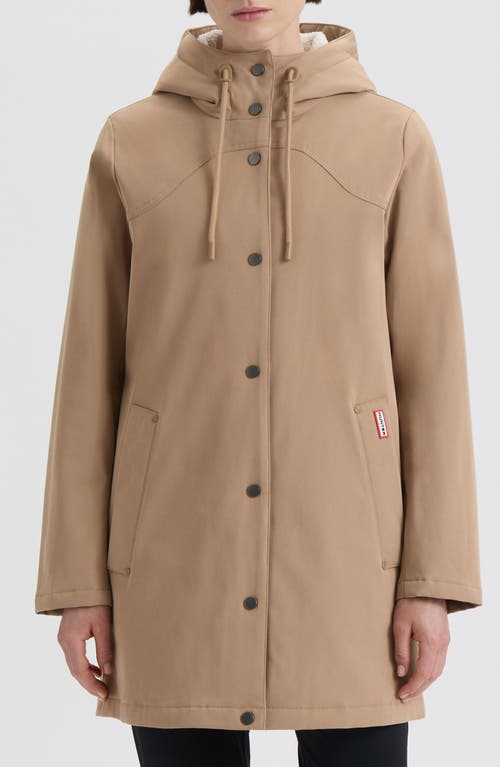 Hunter Billy Hooded Raincoat In Nude