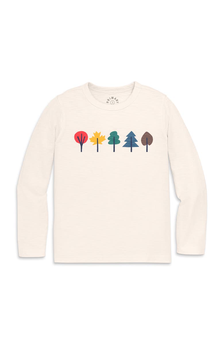 Primary Kids Long Sleeve Foliage Tee, Main, color,