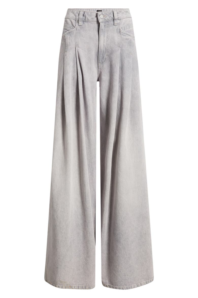 Slouchy Wide Leg Jeans, Alternate, color, LIGHT/ PASTEL GREY