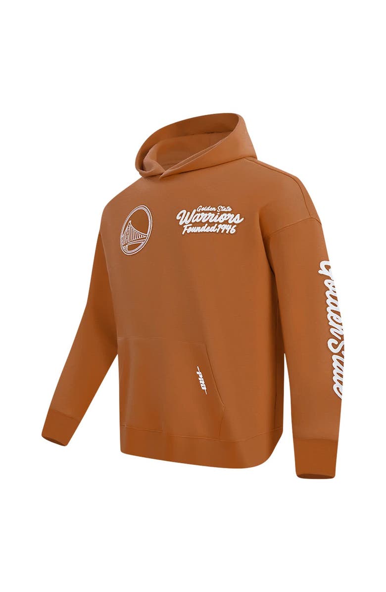 PRO STANDARD Men's Pro Standard Brown Golden State Warriors Paint the City Pullover Hoodie, Alternate, color,