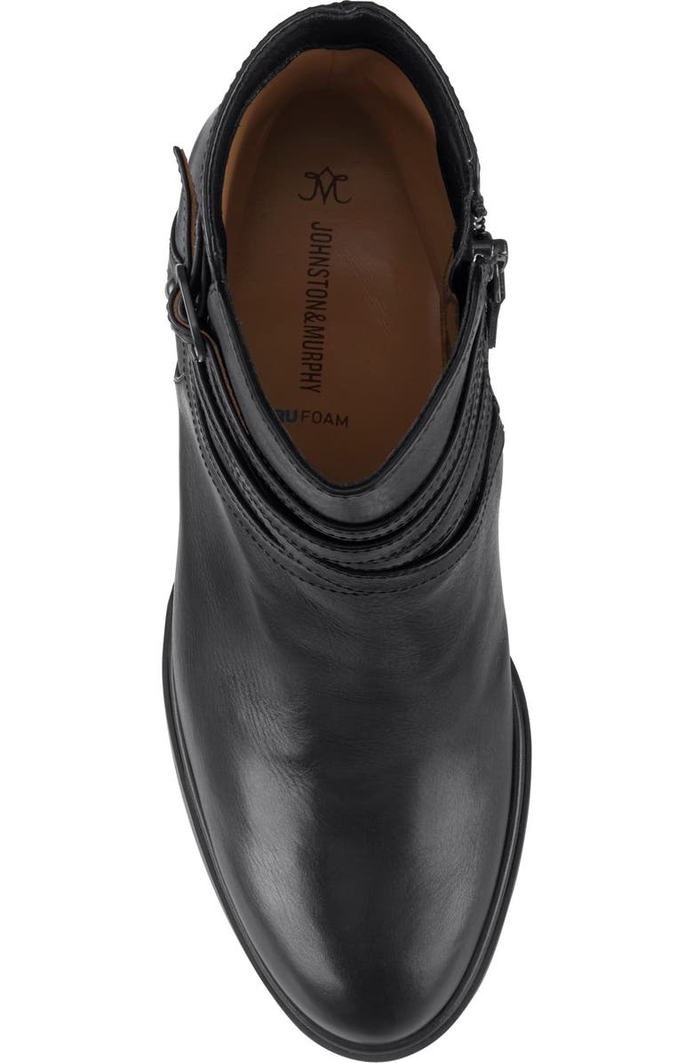 Johnston & Murphy Amy Bootie, Alternate, color, Black Nappa Leather