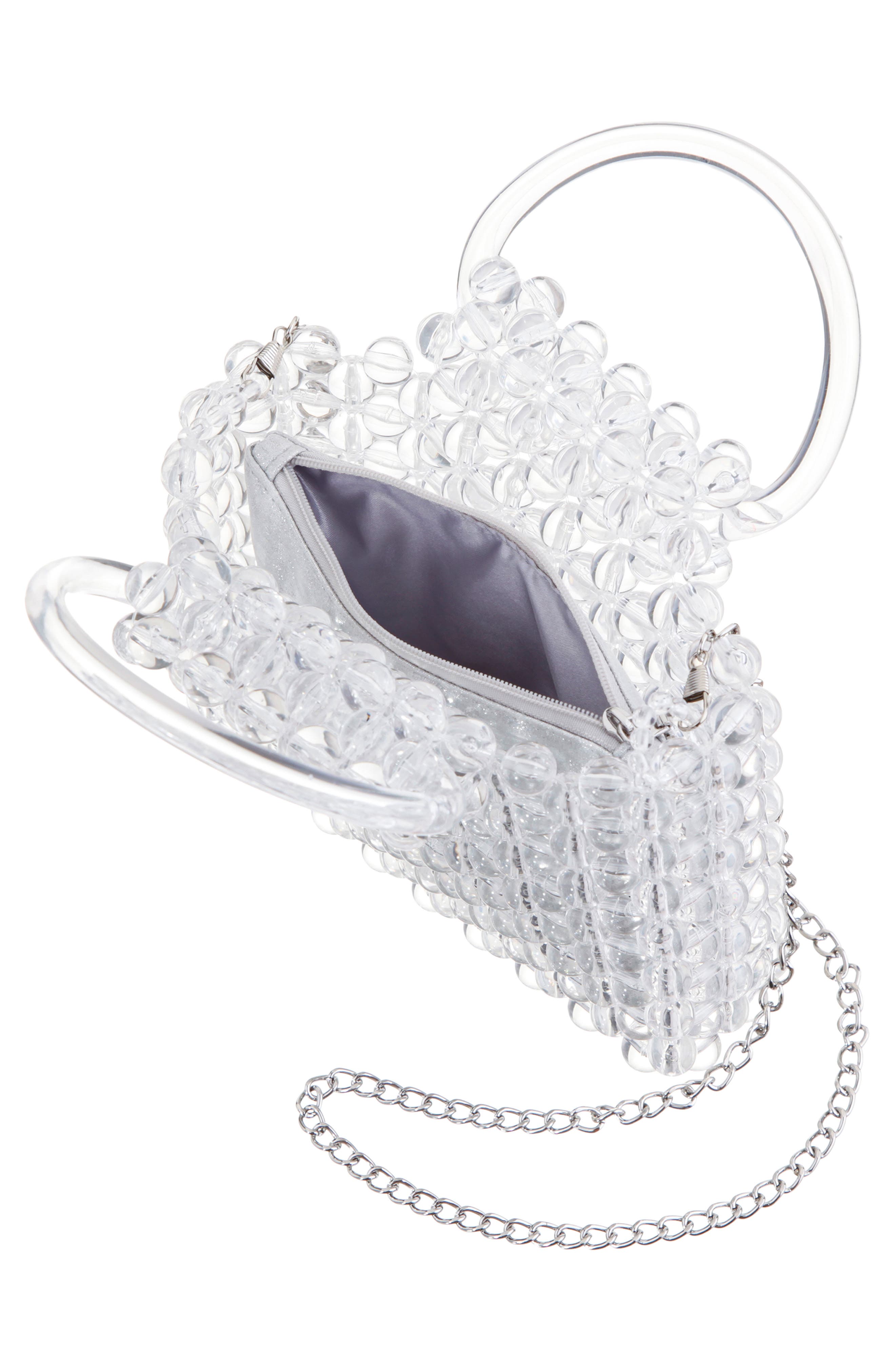 Nylie Top Handle Bag, Alternate, color, CLEAR