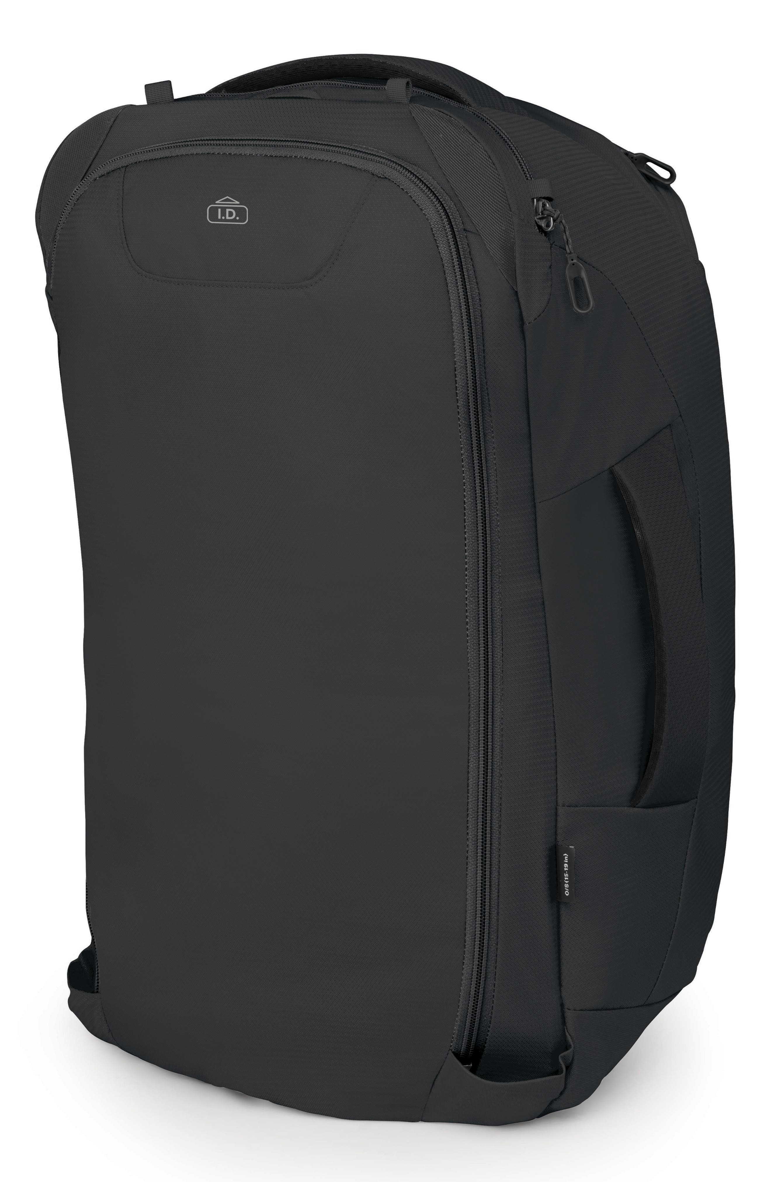 Fairview 40-Liter Travel Backpack, Alternate, color, BLACK/BLACK