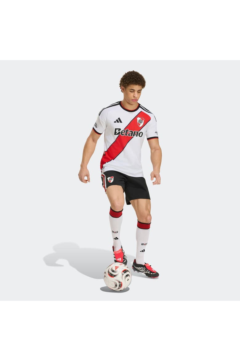 Men's adidas White Club Atlético River Plate 2026/27 Home On-Field Authentic Jersey, Alternate, color, White