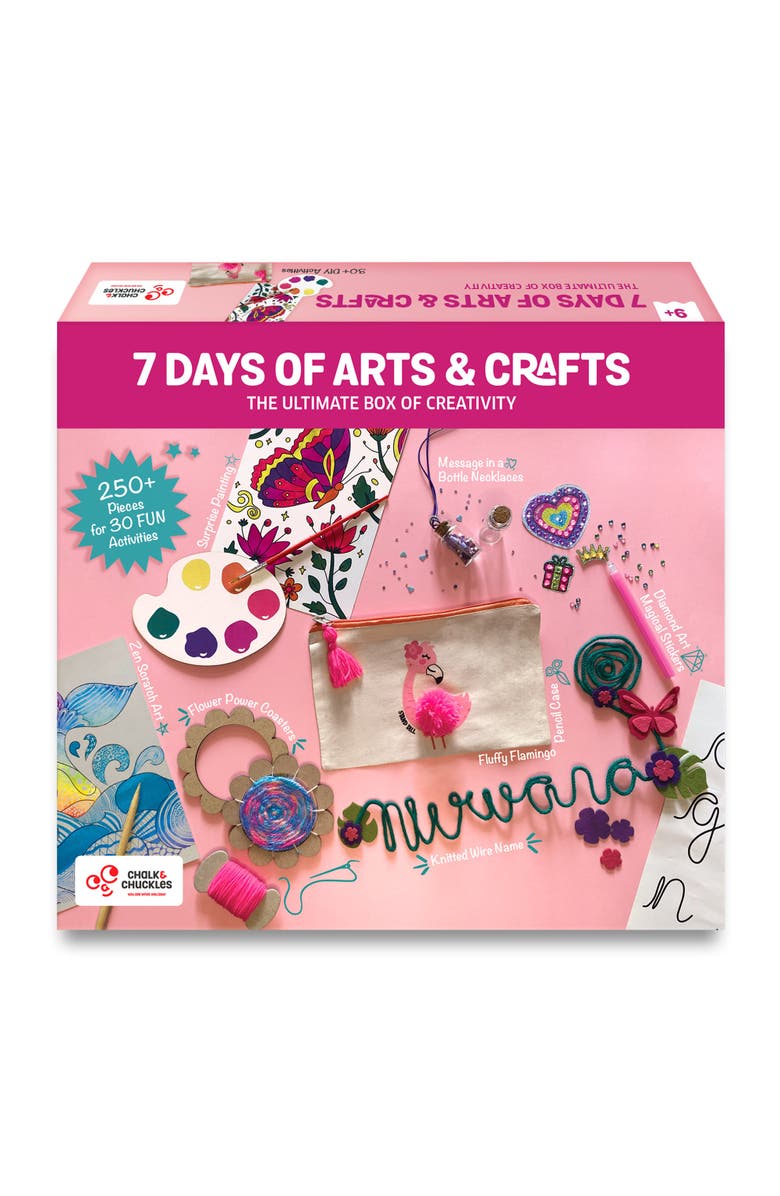 Chalk & Chuckles 7 Days of Arts & Crafts, Main, color,