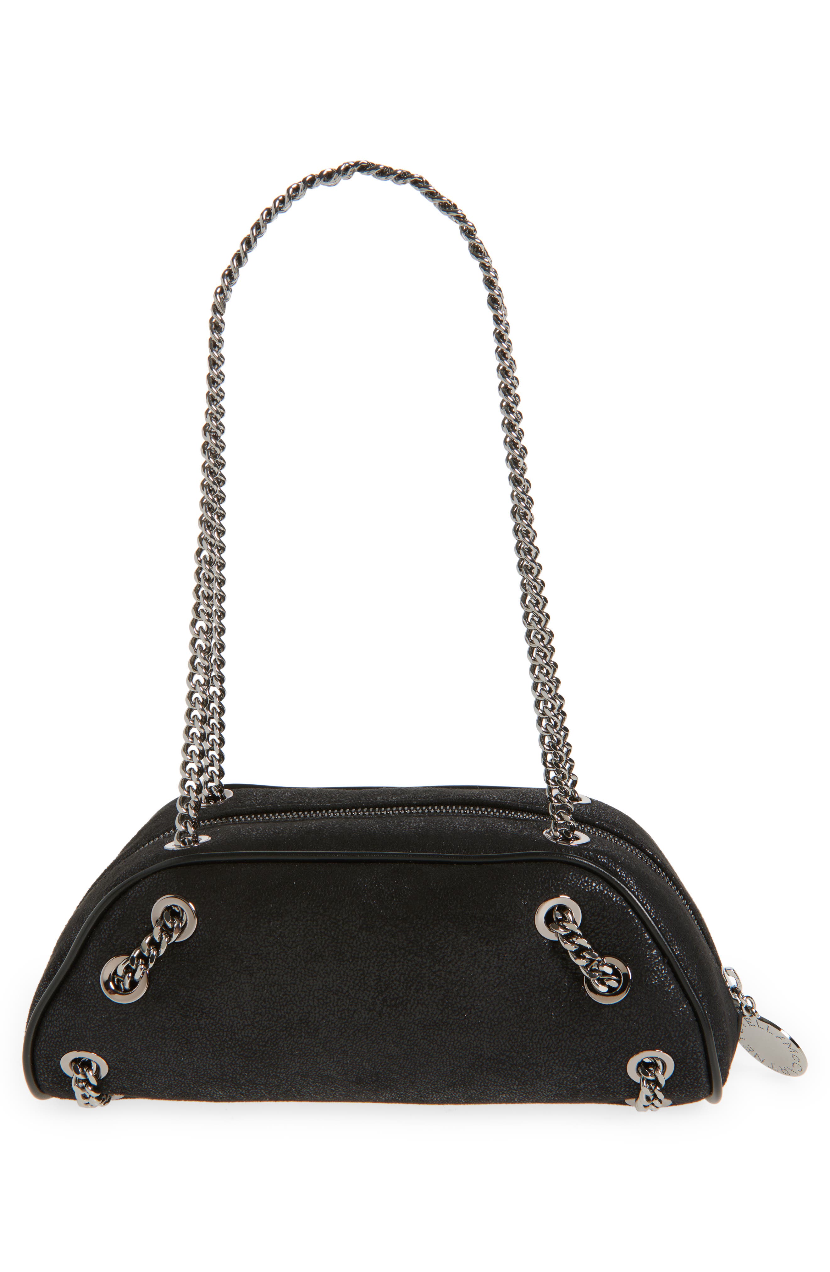 Stella McCartney Small Falabella Shaggy Deer Faux Leather Shoulder Bag, Alternate, color, 