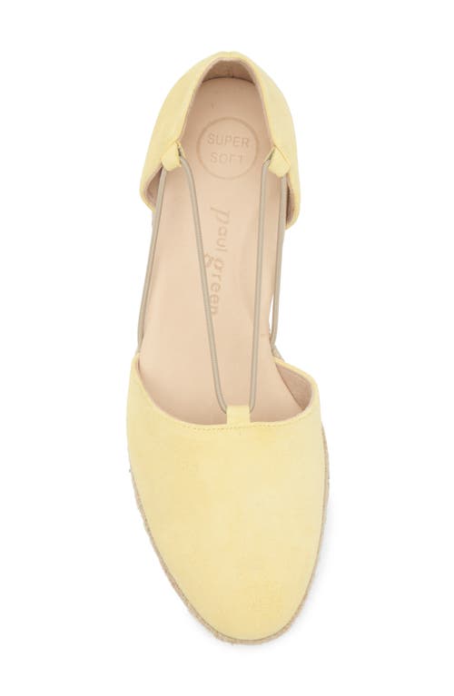 Paul Green Alegra Flat In Sun Soft Suede
