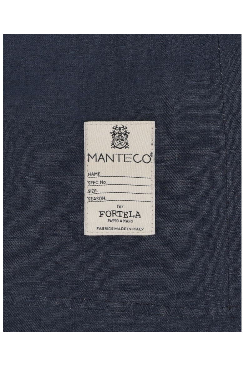 Garçon Double-Breasted Linen Jacket, Alternate, color, Blue