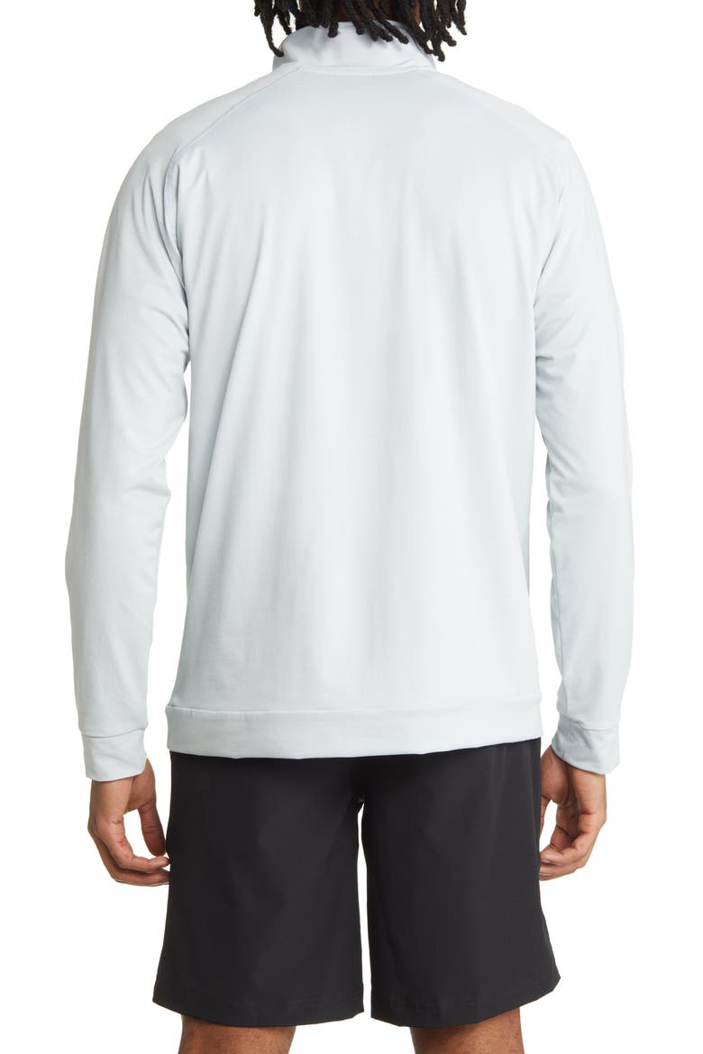 Graham Quarter Zip Golf Pullover, Alternate, color, FOG HEATHER-NAVY