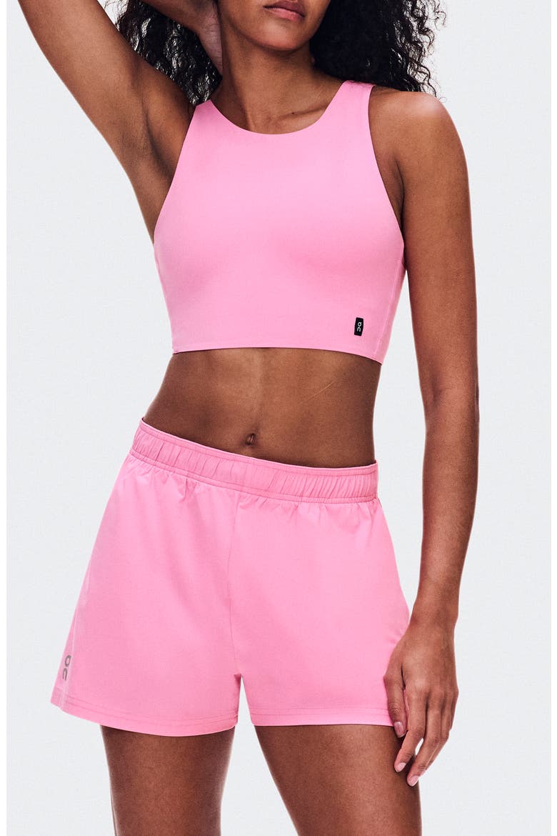 Core 2-in-1 Crop Performance Tank, Main, color, BUBBLEGUM