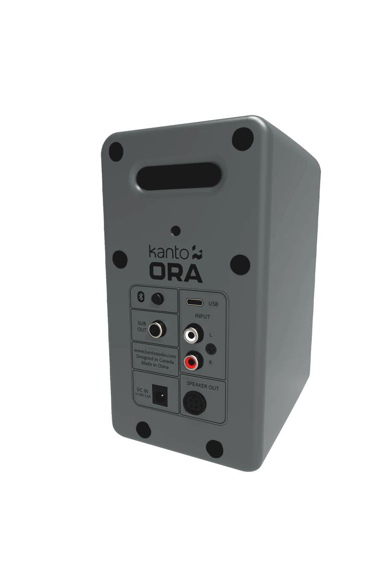 ORA Powered Reference Desktop Speakers with Bluetooth - Pair, Alternate, color, Gray