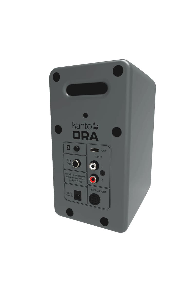 Kanto ORA Powered Reference Desktop Speakers with Bluetooth - Pair, Alternate, color, Gray