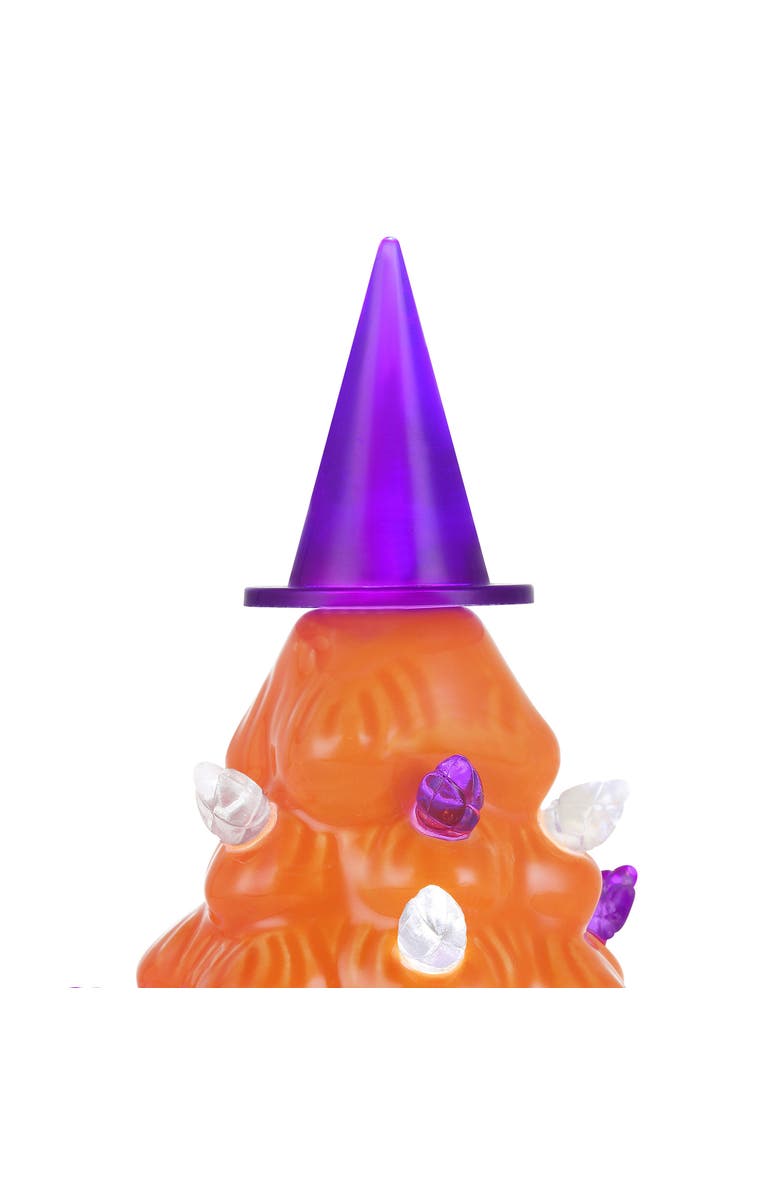 Mr. Halloween Set of 2 Mini Halloween Trees - Orange, Alternate, color, Orange