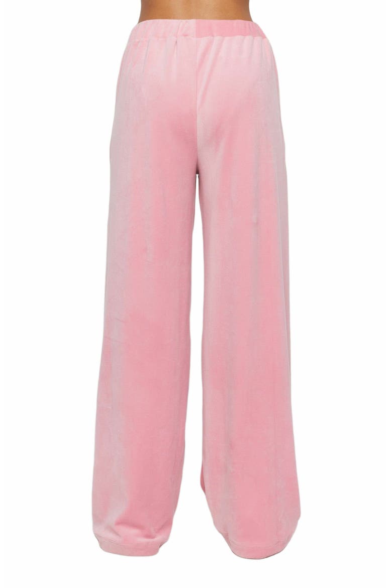 Optimist Velour Pants, Alternate, color, PINK