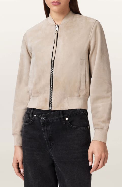 Orten Suede Bomber Jacket