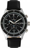 BREED Breed Maverick Chronograph Leather-Band Watch w/Date