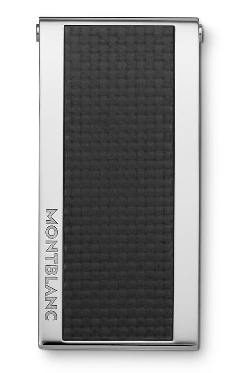 Montblanc Carbon Fiber Money Clip, Main, color,