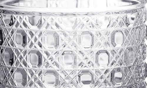 Waterford Opulence Set Of 2 Lead Crystal Tumbler Glasses In Transparent