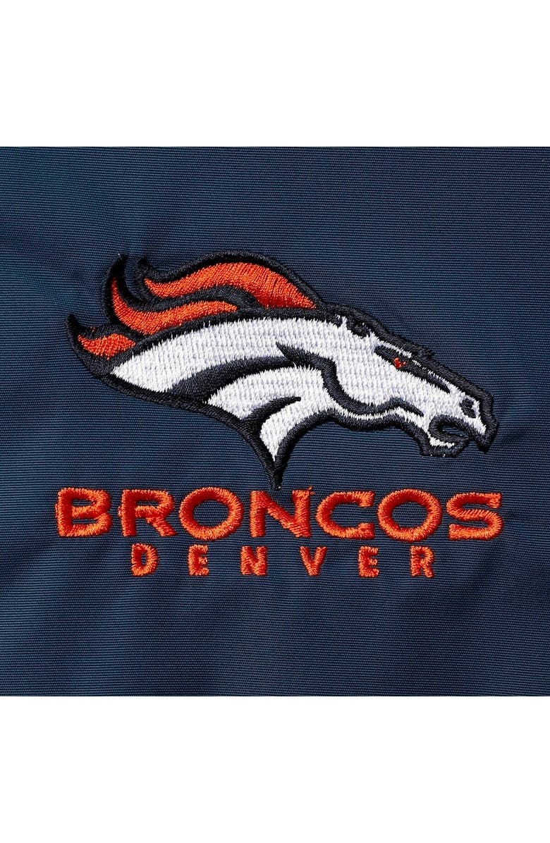 DUNBROOKE Men's Dunbrooke Navy Denver Broncos Triumph Fleece Full-Zip Jacket, Alternate, color, 