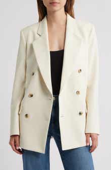 FRAME The Relaxed Everyday Double Breasted Blazer