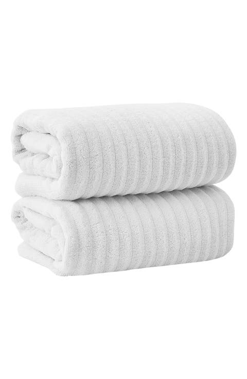 Combed Cotton 2-Pack Bath Towels