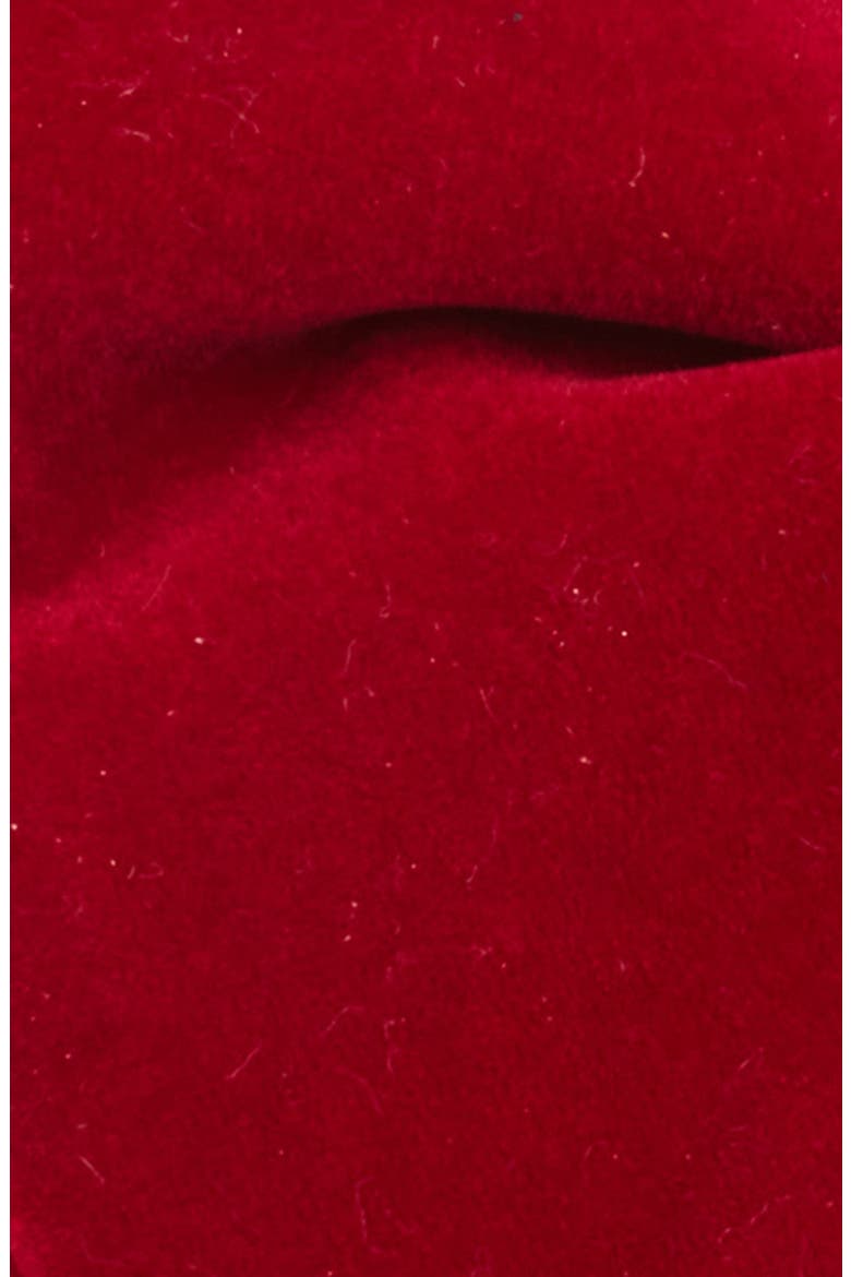 Silk Velvet Bow Tie, Alternate, color, MAROON