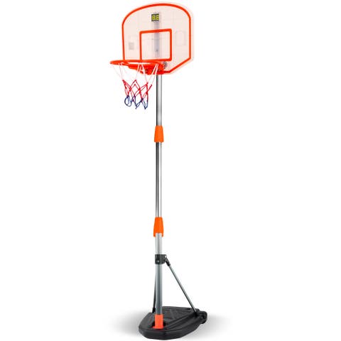 Portable Electronic Scoreboard Basketball Hoop