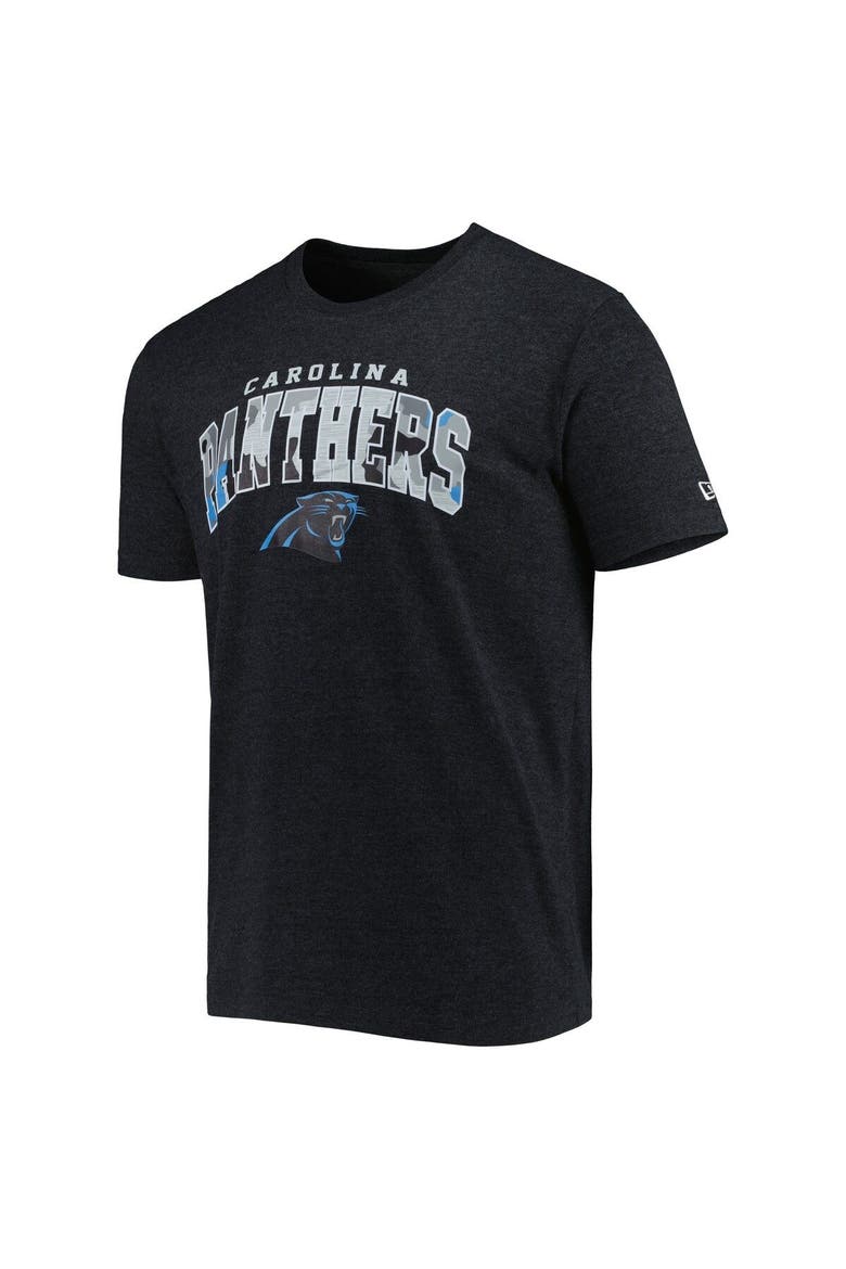 Men's New Era Heathered Black Carolina Panthers Training Collection T-Shirt, Alternate, color, Black