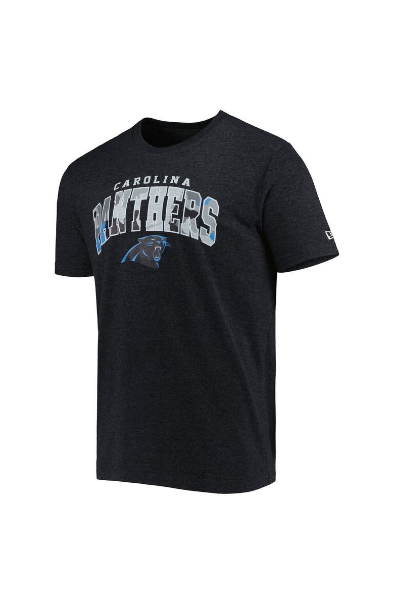 New Era Men's New Era Heathered Black Carolina Panthers Training Collection T-Shirt, Alternate, color, 