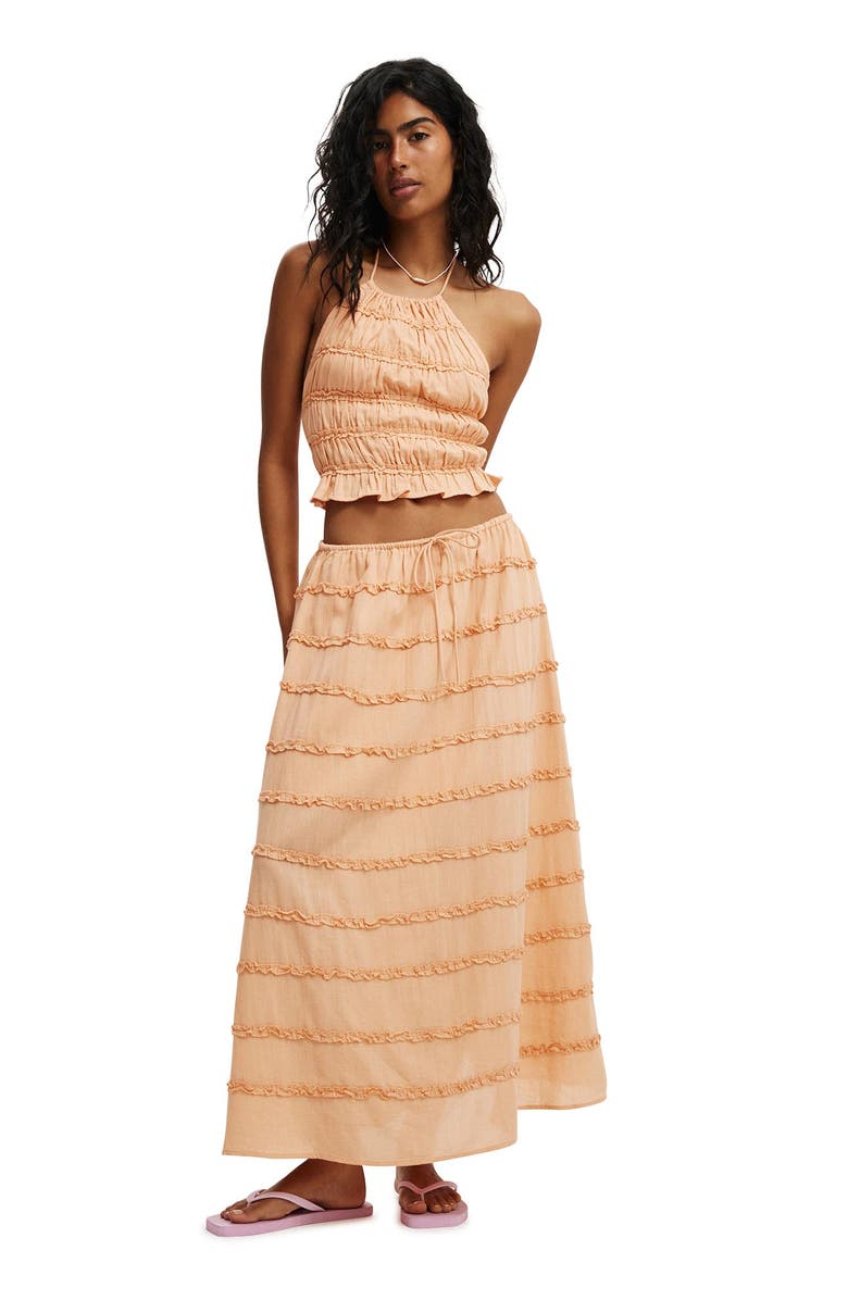 Cotton On Women's Jet Set Tiered Maxi Skirt, Alternate, color,