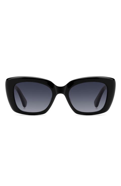 jenell 51mm gradient rectangular sunglasses