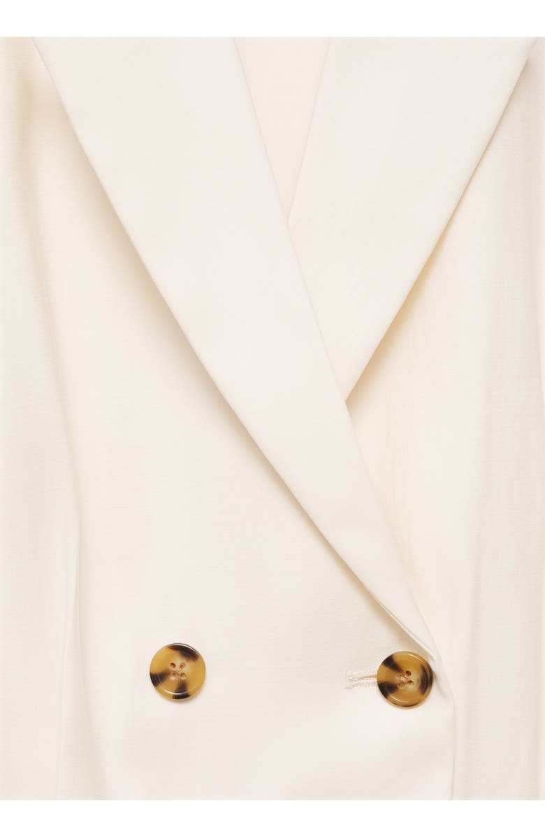 MANGO Belted Double Breasted Romper, Alternate, color,