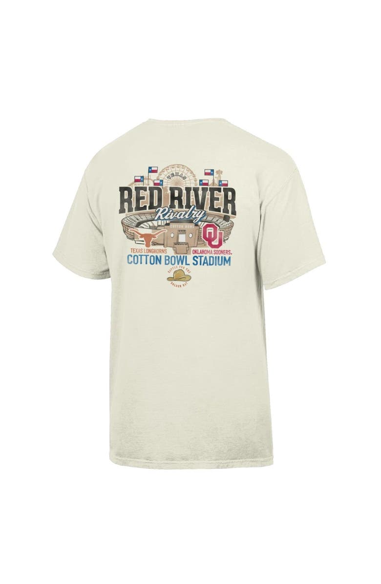 ComfortWash Men's ComfortWash Cream Texas Longhorns vs. Oklahoma Sooners Red River Rivalry Stadium Match Up T-Shirt, Alternate, color, Cream