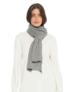Monticelli Cashmere Pure Cashmere Plush-Ribbed Scarf