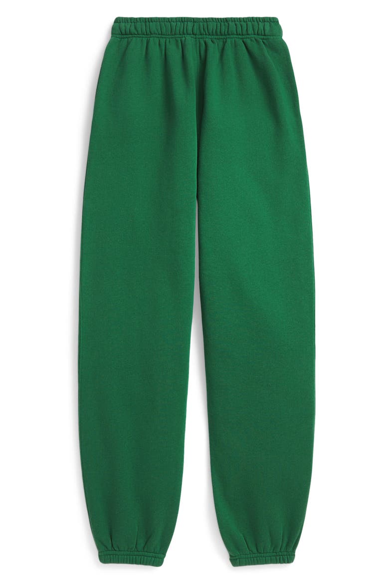 Cotton Blend Fleece Sweatpants, Alternate, color, BUSH GREEN