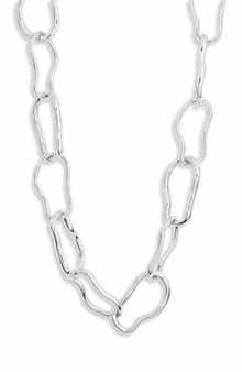 NORDSTROM RACK Wavy Link Chain Necklace