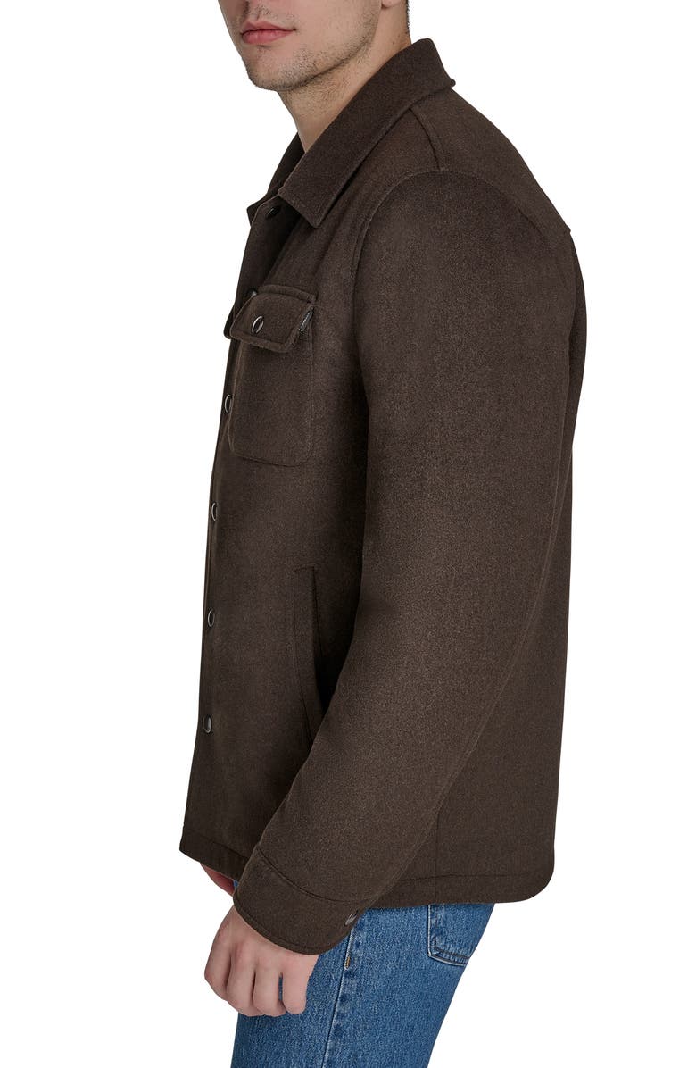 Dockers<sup>®</sup> Fleece Lined Shirt Jacket, Alternate, color, Molasses