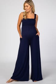 PinkBlush Sleeveless Wide Leg Jumpsuit