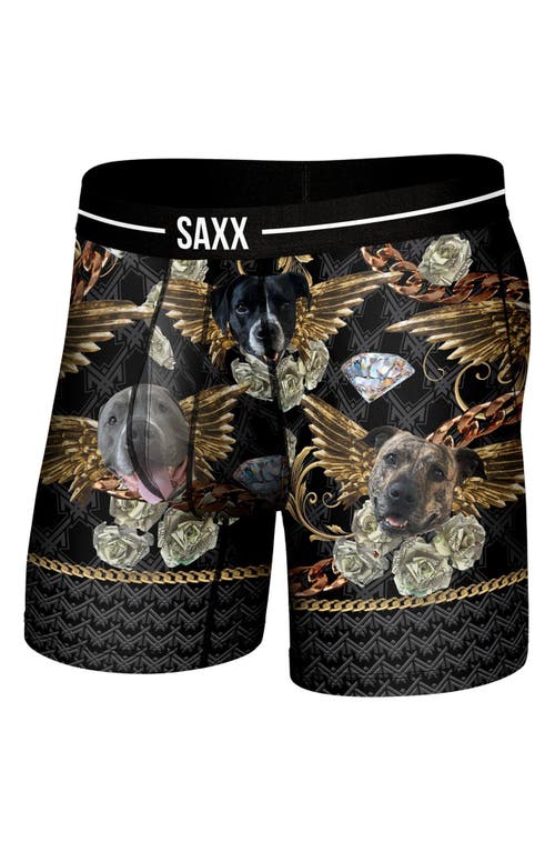 Saxx Volt Breathable Sim Fit Mesh Boxer Briefs In Burgundy