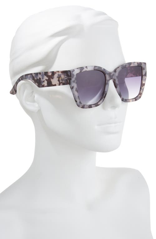 Aire Haedus 53mm Gradient Square Sunglasses In Charcoal Tort/smoke Grad