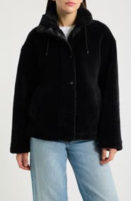 Bernardo Faux Fur Shearling Jacket