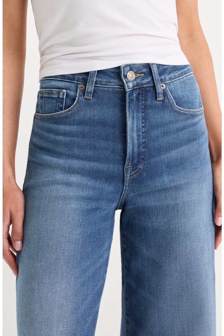 Soft-Tech Good Waist High Waist Wide Leg Palazzo Jeans, Alternate, color, INDIGO1233