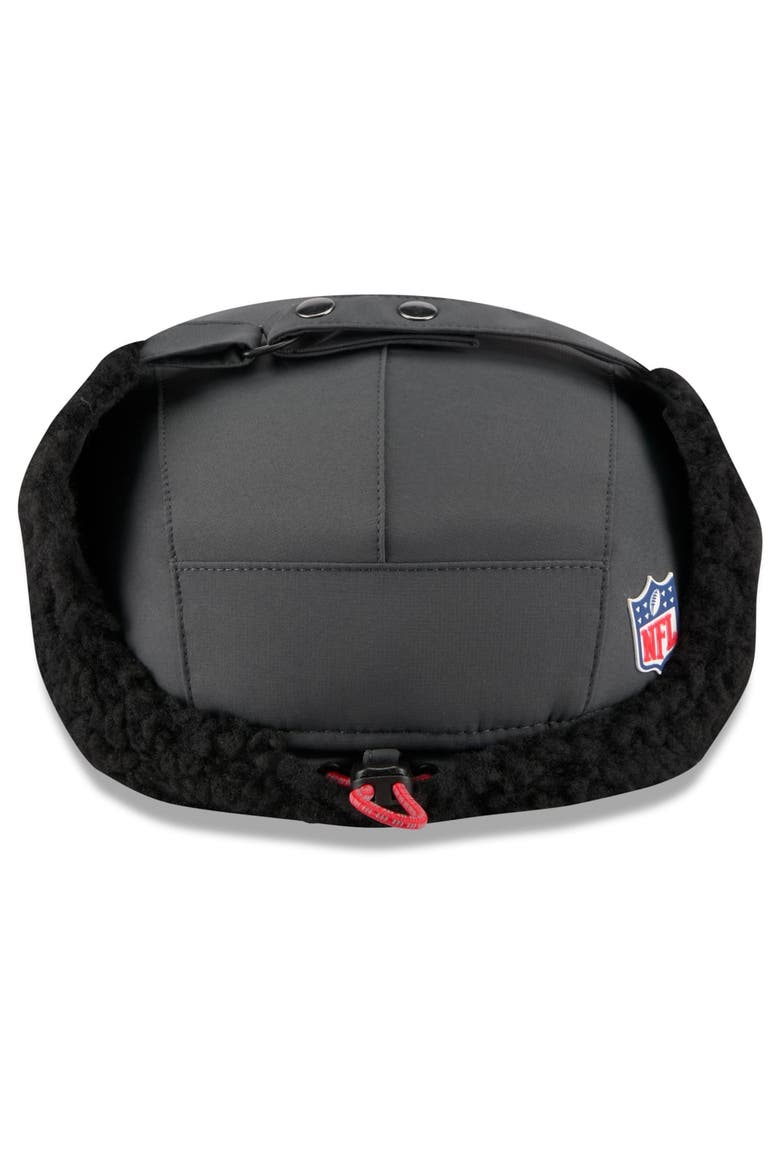 Men's New Era Charcoal San Francisco 49ers 2025 Sideline Cold Weather Runner Dog Ear Adjustable Hat, Alternate, color, Charcoal