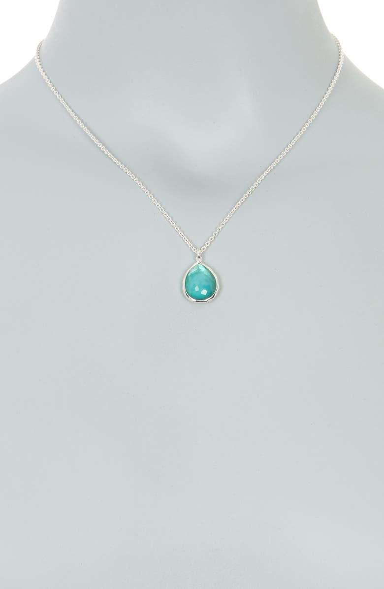 Ippolita Sterling Silver Wonderland Mini Teardrop Pendant Necklace, Alternate, color, 